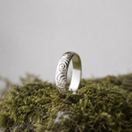 Martina Hamilton Carrowmore | Sterling Silver Wide Ring