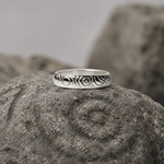 Martina Hamilton Carrowmore | Sterling Silver Wide Ring