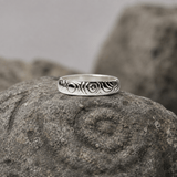 Martina Hamilton Carrowmore | Sterling Silver Wide Ring