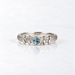 Martina Hamilton Droplet | Sterling Silver and Semi Precious Stone Ring