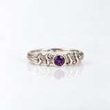 Martina Hamilton Droplet | Sterling Silver and Semi Precious Stone Ring