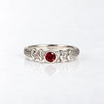 Martina Hamilton Droplet | Sterling Silver and Semi Precious Stone Ring