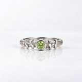 Martina Hamilton Droplet | Sterling Silver and Semi Precious Stone Ring