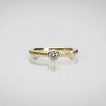Martina Hamilton Ériu | 4mm Lab Diamond Solid Gold Ring
