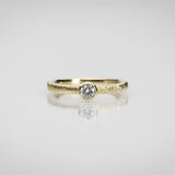 Martina Hamilton Ériu | 4mm Lab Diamond Solid Gold Ring