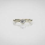 Martina Hamilton Ériu | 5mm Lab Diamond Solid Gold Ring