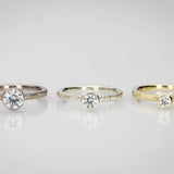 Martina Hamilton Ériu | 5mm Lab Diamond Solid Gold Ring