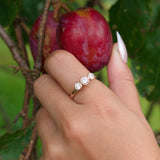 Martina Hamilton Ériu | Triple Gemstone Solid Gold Ring