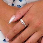 Martina Hamilton Ériu | Triple Gemstone Solid Gold Ring