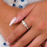 Martina Hamilton Ériu | Triple Gemstone Solid Gold Ring