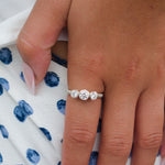 Martina Hamilton Ériu | Triple Gemstone Solid Gold Ring