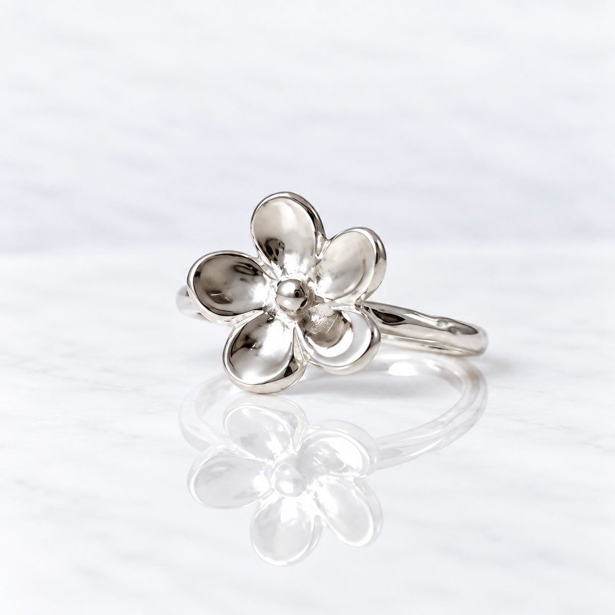 Martina Hamilton Forget me Not | Silver Flower Ring