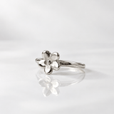 Martina Hamilton Forget me Not | Silver Flower Ring Petite