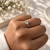 Martina Hamilton Forget me Not | Silver Flower Ring Petite