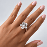 Martina Hamilton Forget Me Not | Silver Ring with Pearl
