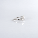 Martina Hamilton Forget Me Not | Sterling Silver Triple Floral Ring