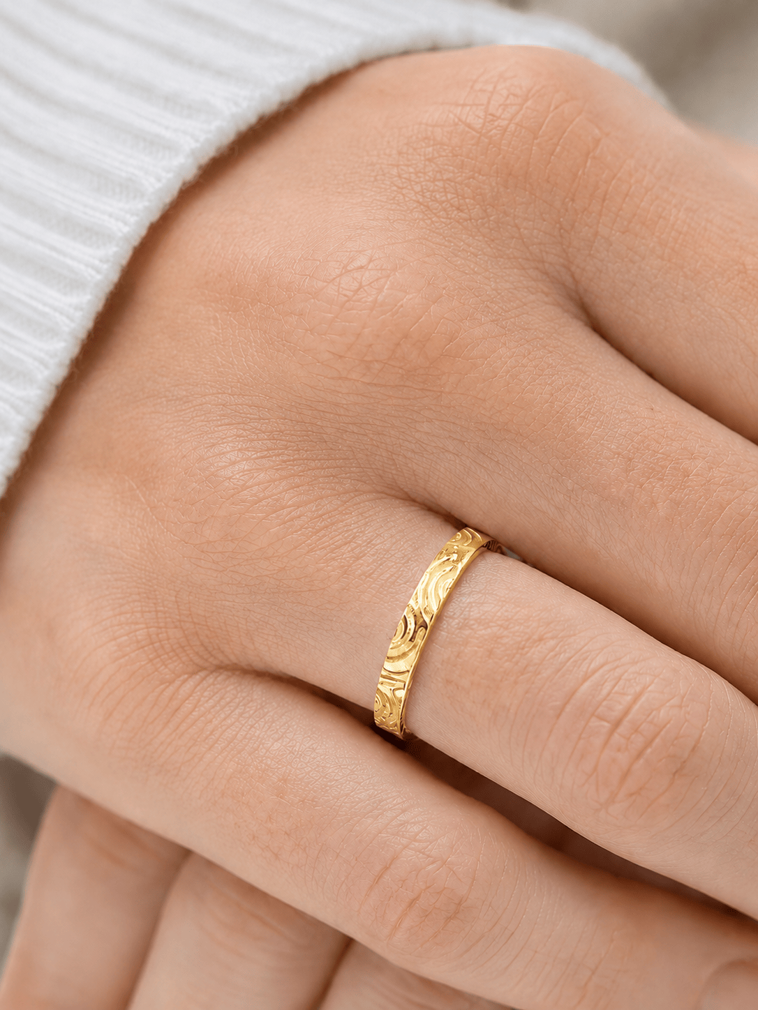 Martina Hamilton Heaven | Solid Gold 3mm Width Ring