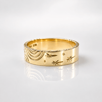 Martina Hamilton Heaven | Solid Gold 6mm Width Ring