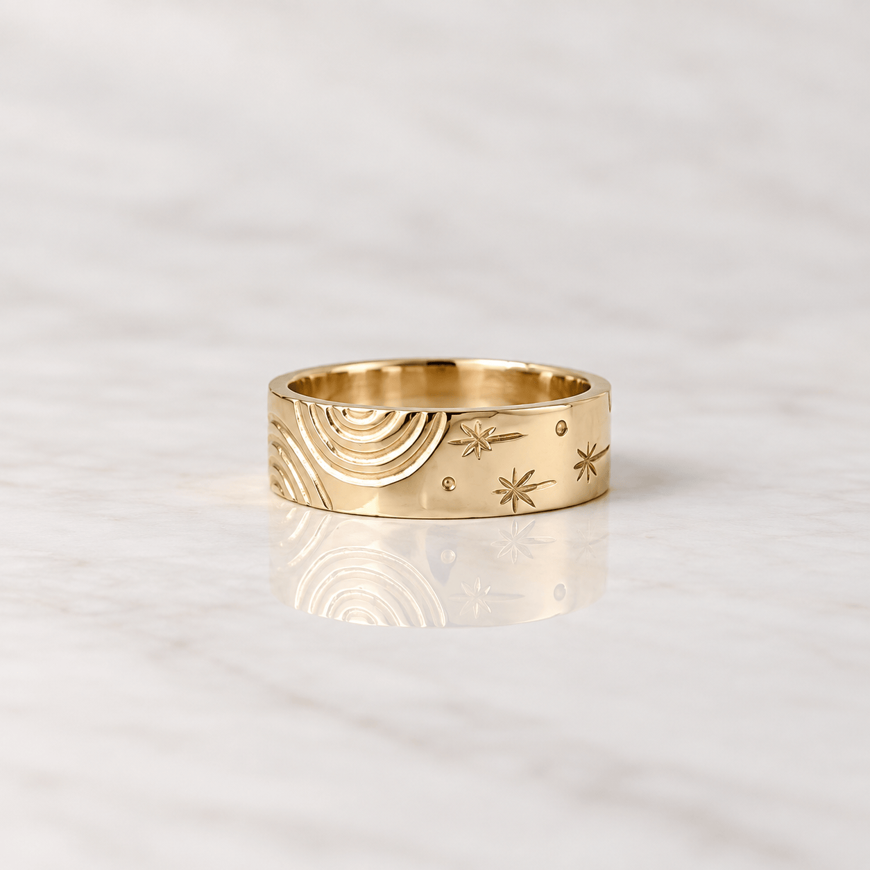 Martina Hamilton Heaven | Solid Gold 6mm Width Ring