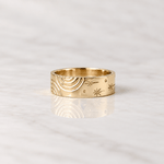 Martina Hamilton Heaven | Solid Gold 6mm Width Ring