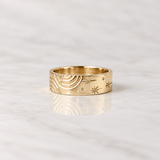 Martina Hamilton Heaven | Solid Gold 6mm Width Ring