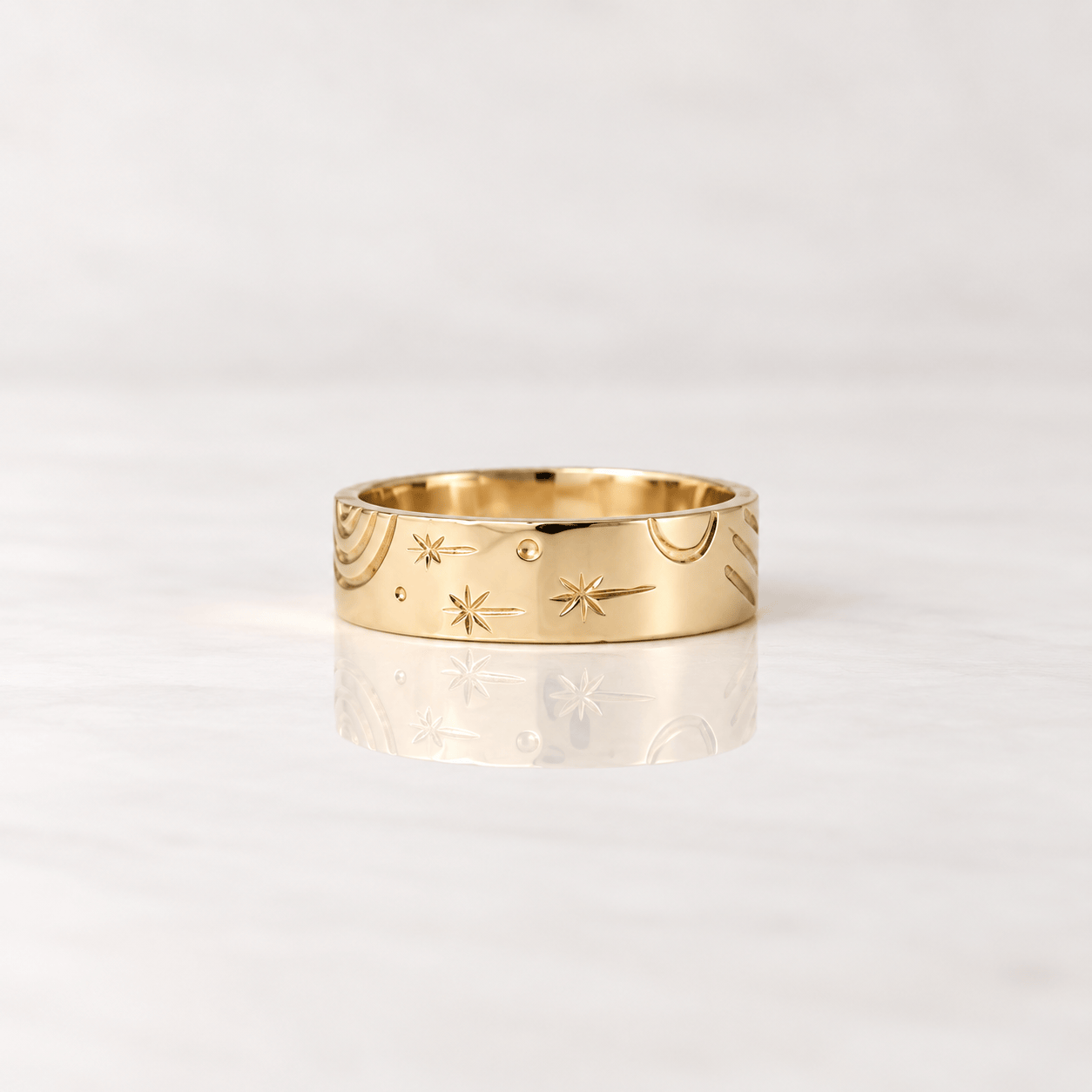Martina Hamilton Heaven | Solid Gold 6mm Width Ring