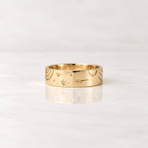 Martina Hamilton Heaven | Solid Gold 6mm Width Ring