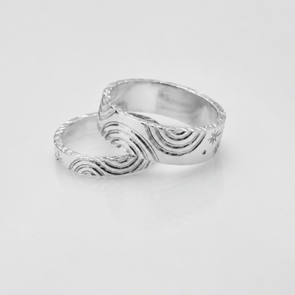 Martina Hamilton Heaven | Sterling Silver 3mm Width Ring
