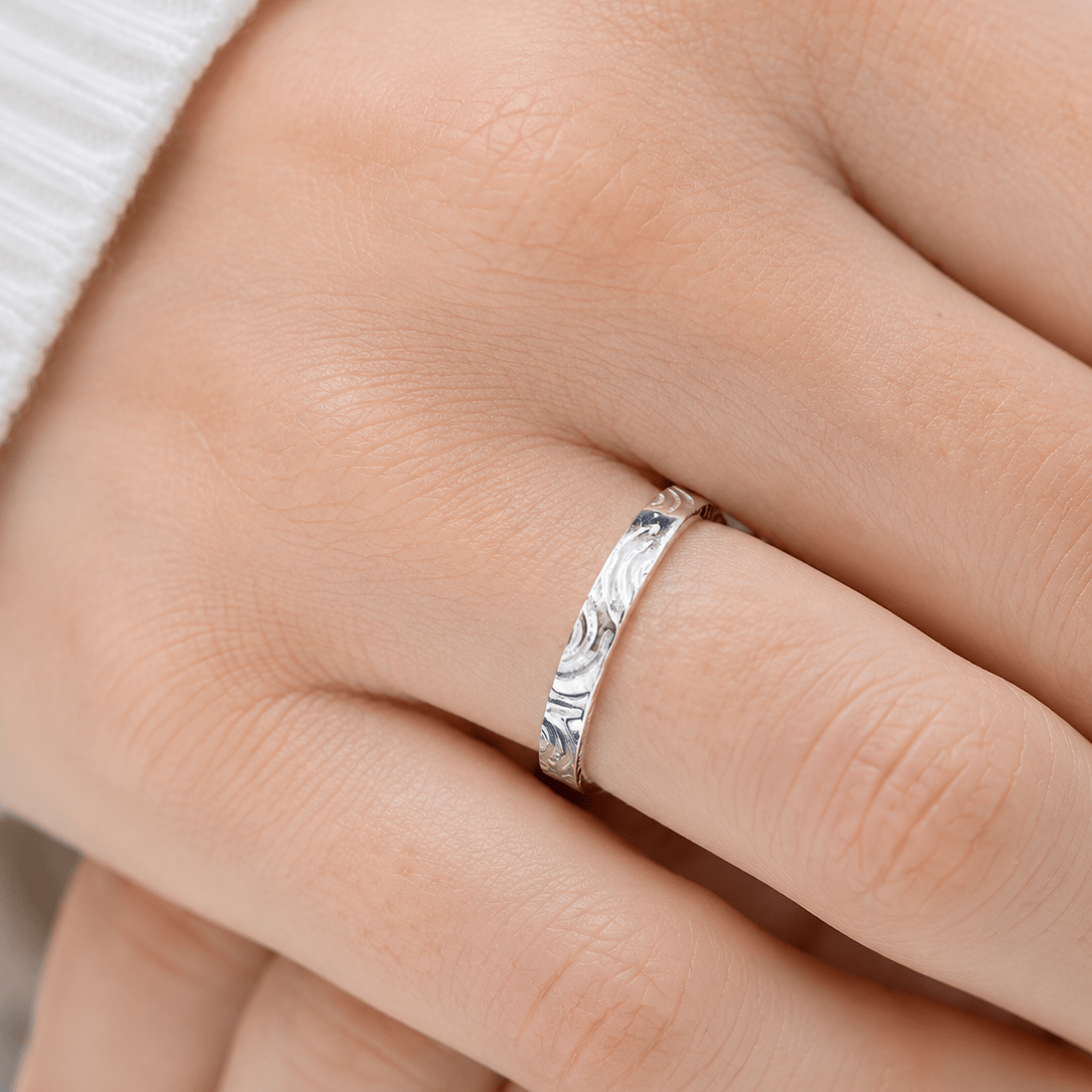 Martina Hamilton Heaven | Sterling Silver 3mm Width Ring