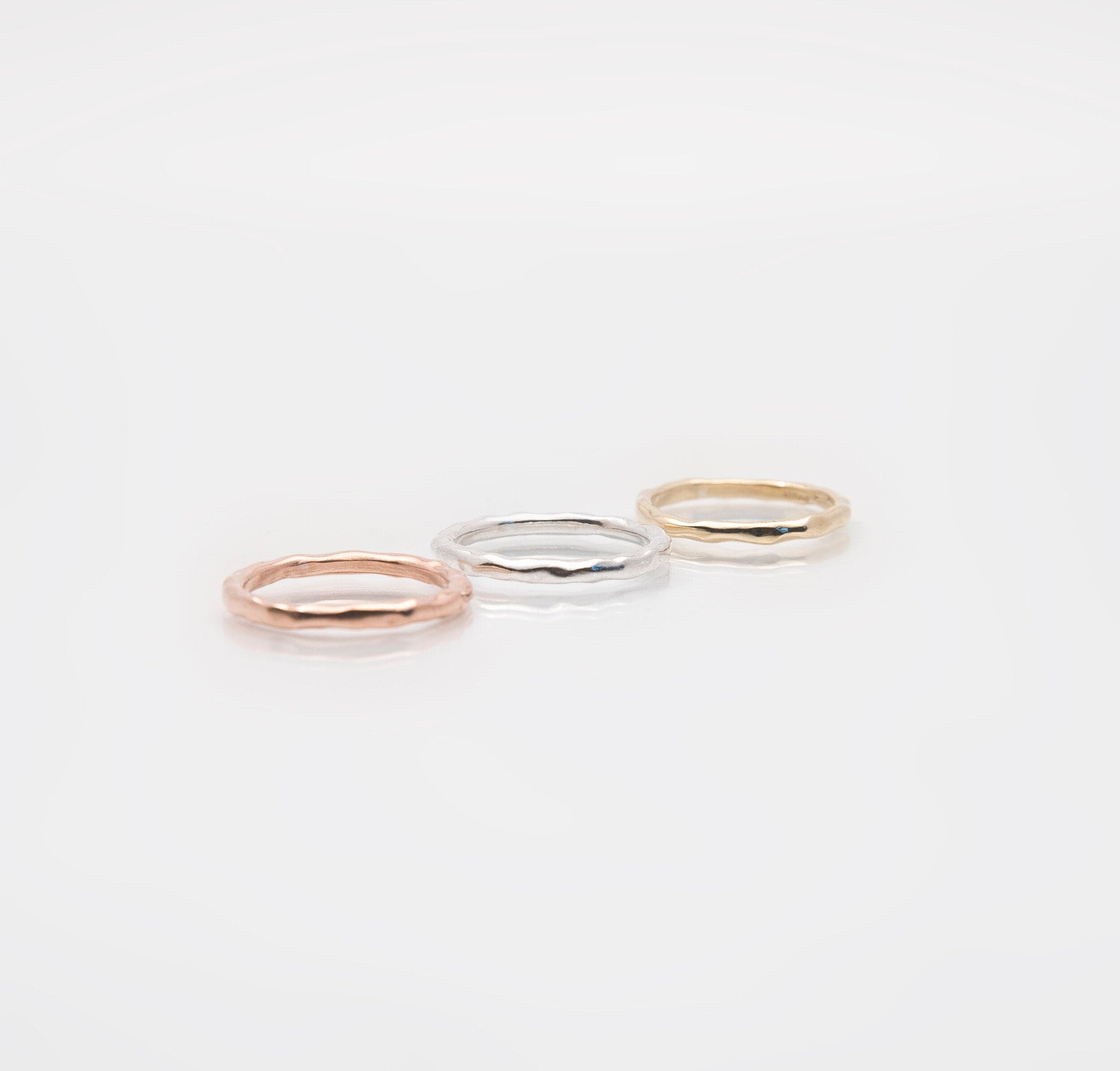 Martina Hamilton Island Link | Solid Gold Pebble Ring