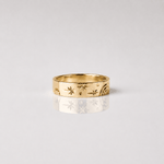 Martina Hamilton J / 9ct Yellow Gold Heaven | Solid Gold 5mm Width Ring