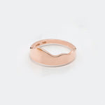 Martina Hamilton M / 9ct Yellow Seashore | Solid Gold Smooth Ring
