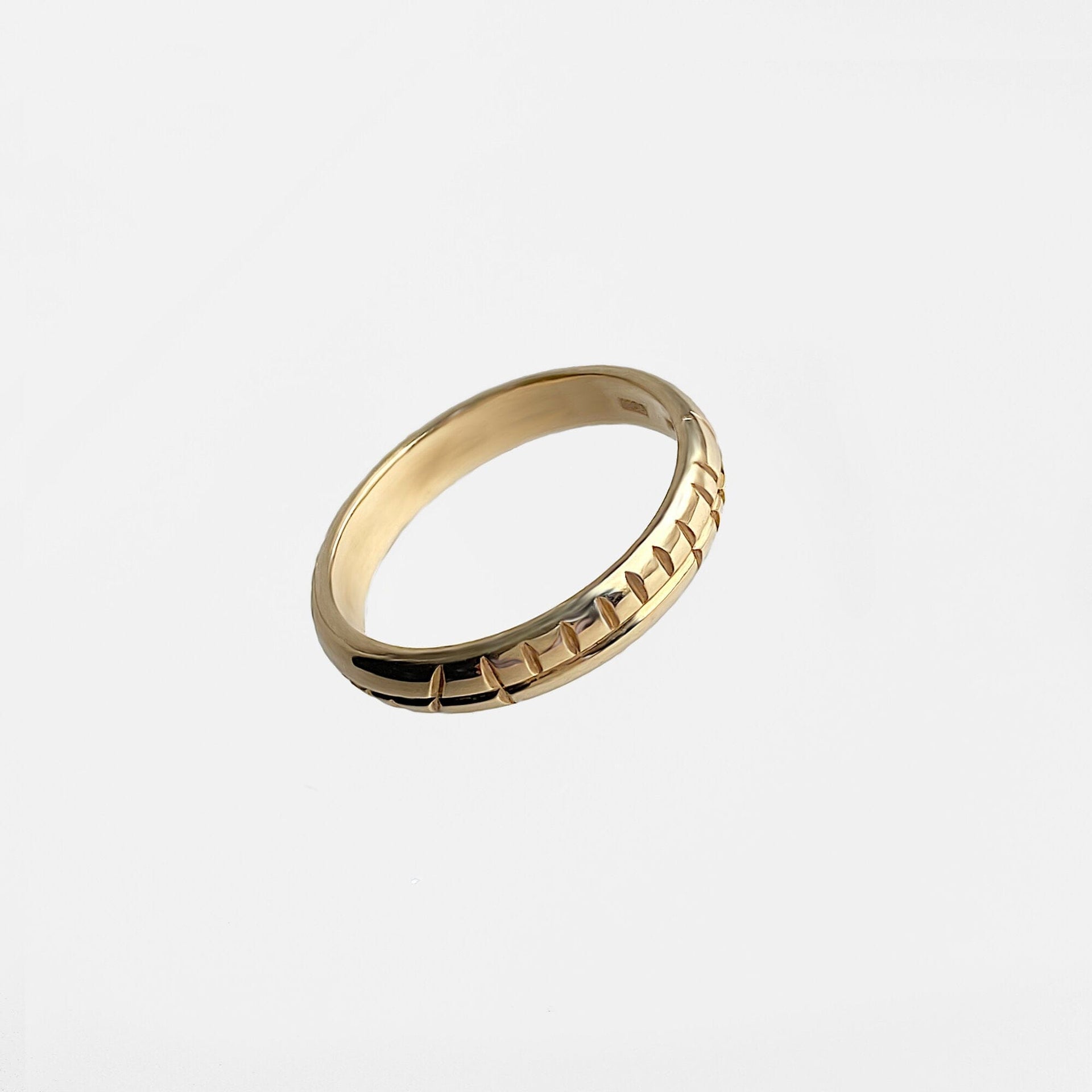 Gold Ogham Mo Anam Cara Ring Ogham Solid Gold Anam Cara Soul Mate