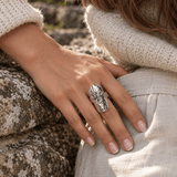 Martina Hamilton Newgrange | Sterling Silver Signet Ring