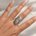 Martina Hamilton Newgrange | Sterling Silver Signet Ring