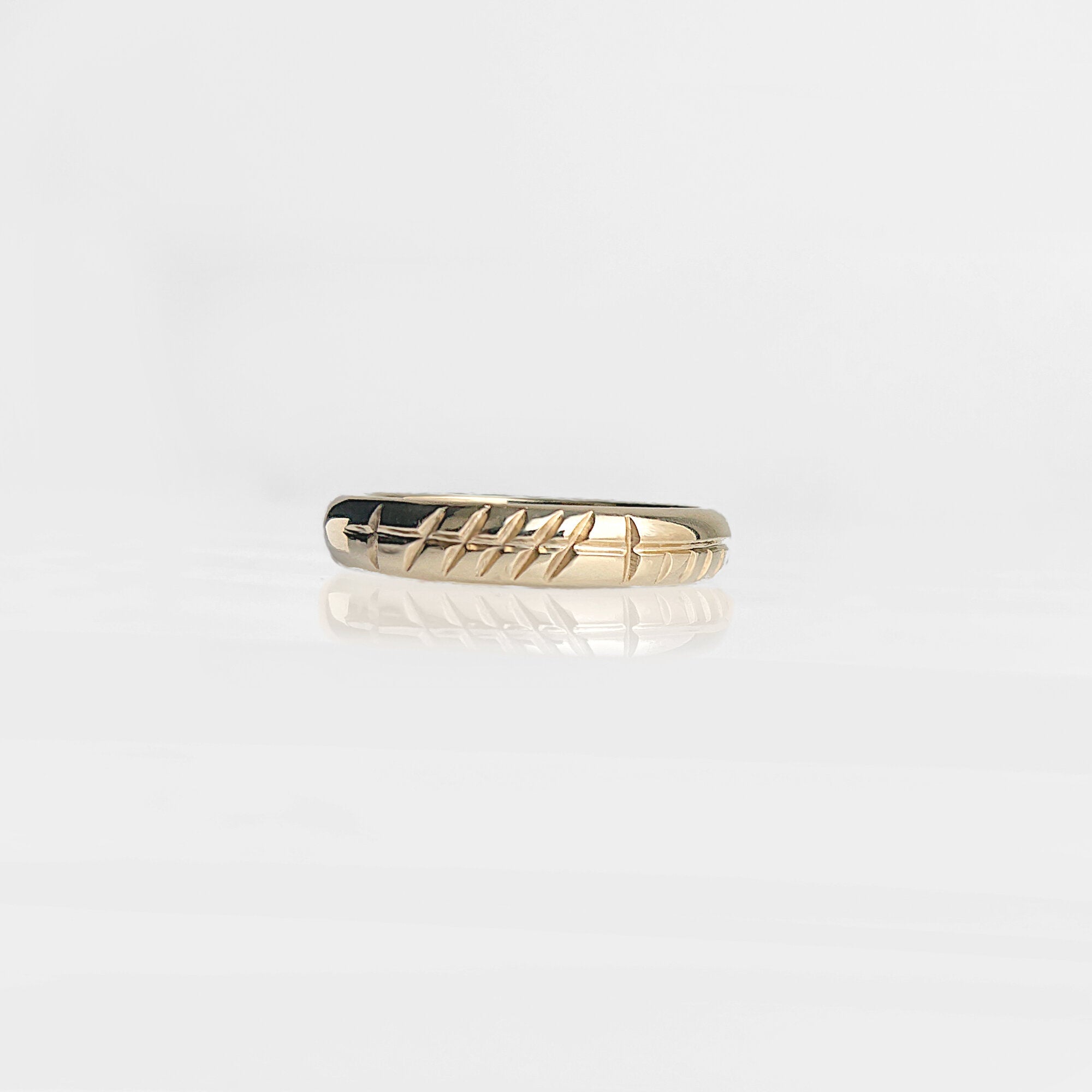 Martina Hamilton Ogham | Solid Gold Anam Cara Soul Mate Ring