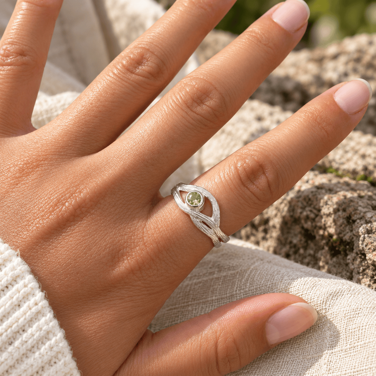 Martina Hamilton Pearl River | Sterling Silver Gemstone Ring
