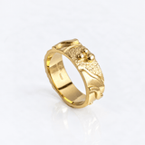 Martina Hamilton Rockpool | Solid Gold Band Ring