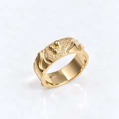 Martina Hamilton Rockpool | Solid Gold Band Ring