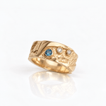 Martina Hamilton Seascape | Solid Gold Gemstone Ring