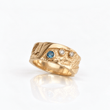 Martina Hamilton Seascape | Solid Gold Gemstone Ring