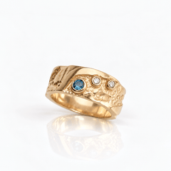 Martina Hamilton Seascape | Solid Gold Gemstone Ring