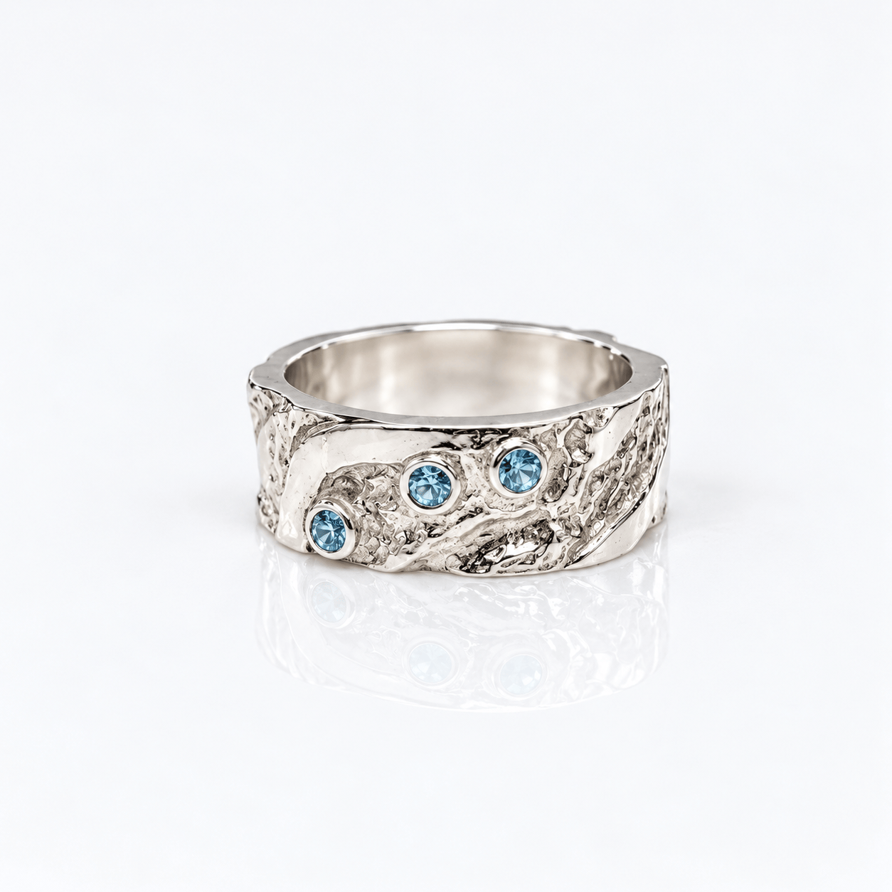 Martina Hamilton Seascape | Sterling Silver Gemstone Ring