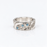 Martina Hamilton Seascape | Sterling Silver Gemstone Ring