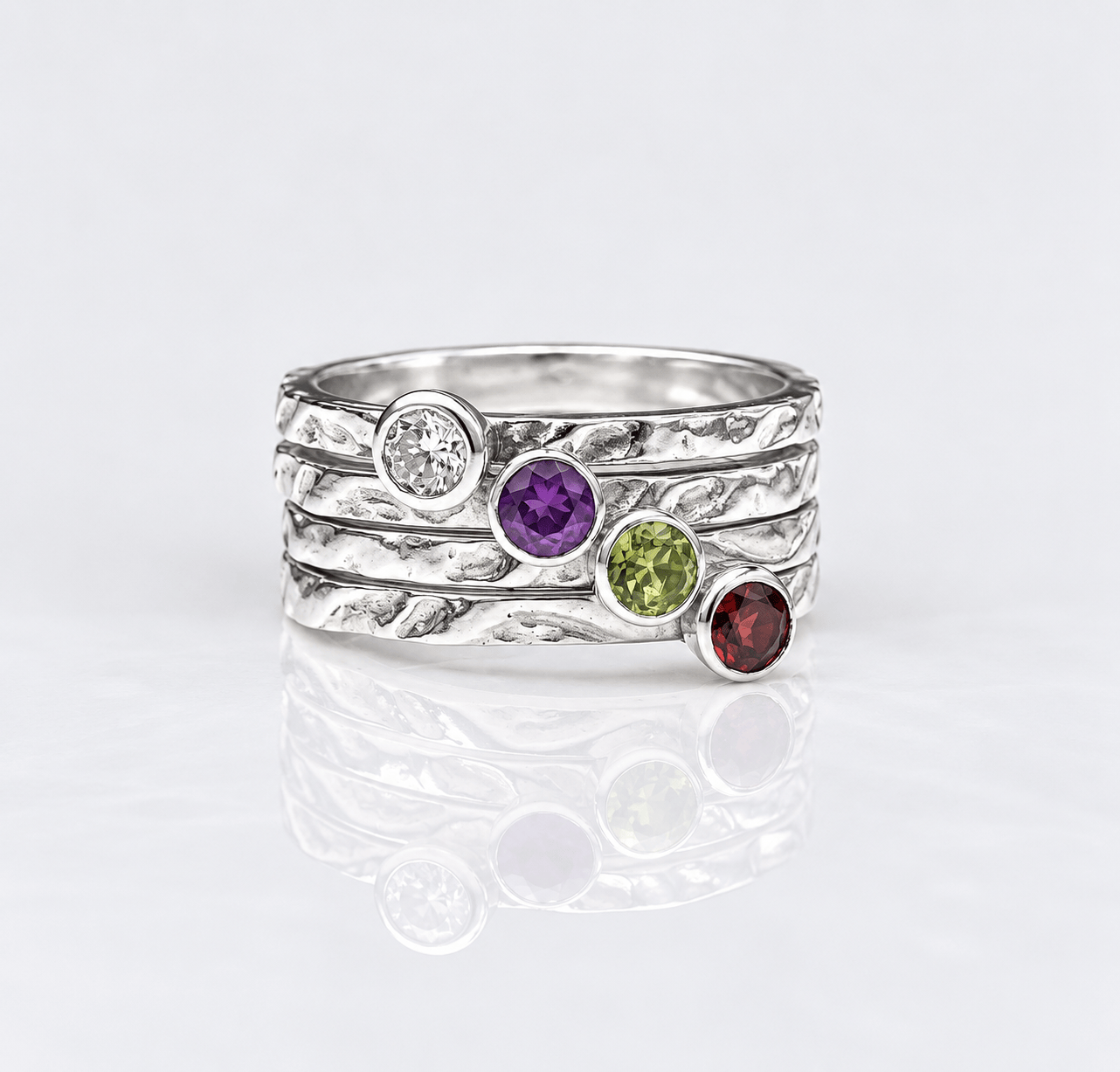 Martina Hamilton Seascape | Sterling Silver with Semi Precious Gemstone Ring