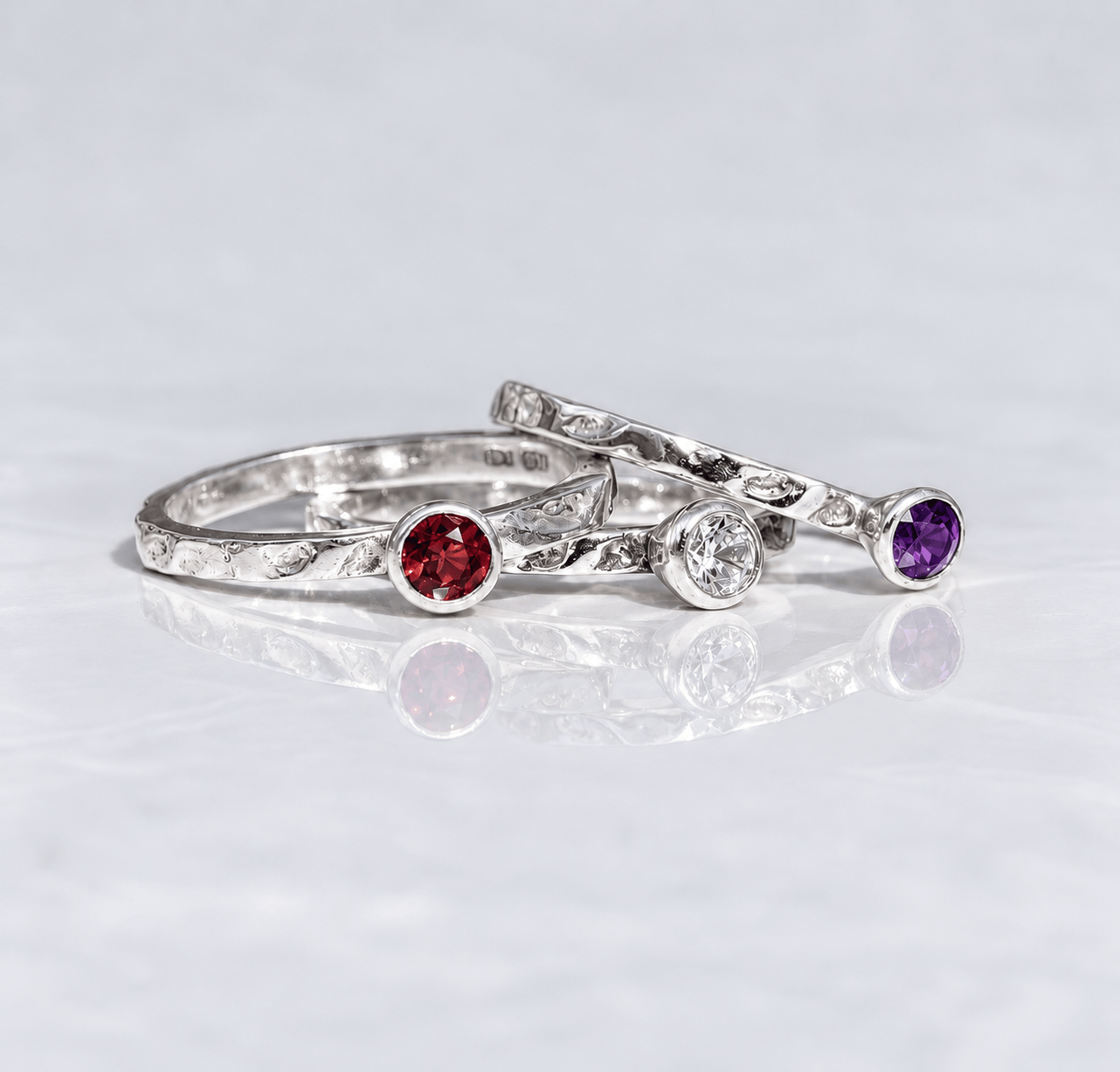 Martina Hamilton Seascape | Sterling Silver with Semi Precious Gemstone Ring