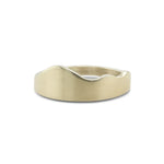 Martina Hamilton Seashore | Solid Gold Smooth Ring