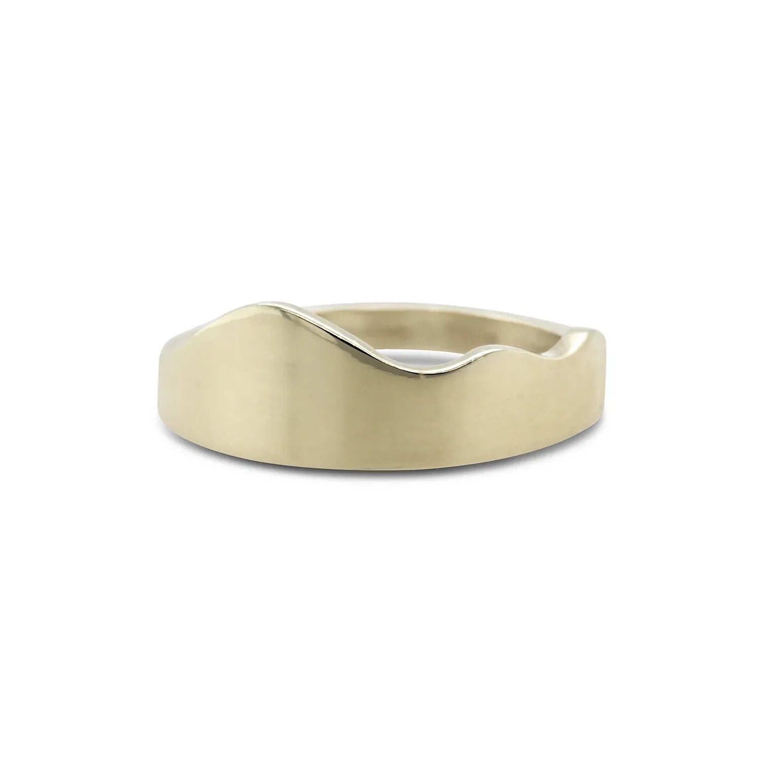 Martina Hamilton Seashore | Solid Gold Smooth Ring