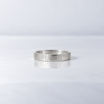 Martina Hamilton Shell | Sterling Silver Textured Band Ring
