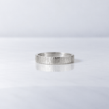 Martina Hamilton Shell | Sterling Silver Textured Band Ring